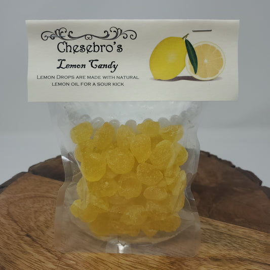 Lemon Hard Candy Drops 3-Pack - 13.5 Ounces of Candy