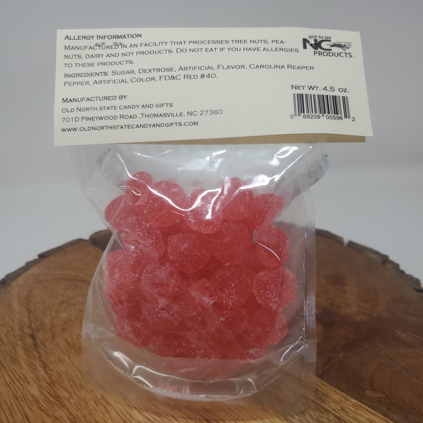 Raspberry Reaper Hard Candy Drops 3-Pack - 13.5 Ounces of Candy