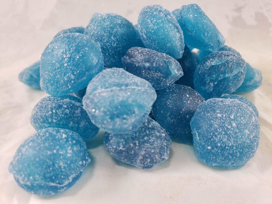 Wicked Sour Blue Raspberry Hard Candy Drops, 3-Pack - 13.5 Ounces of Candy