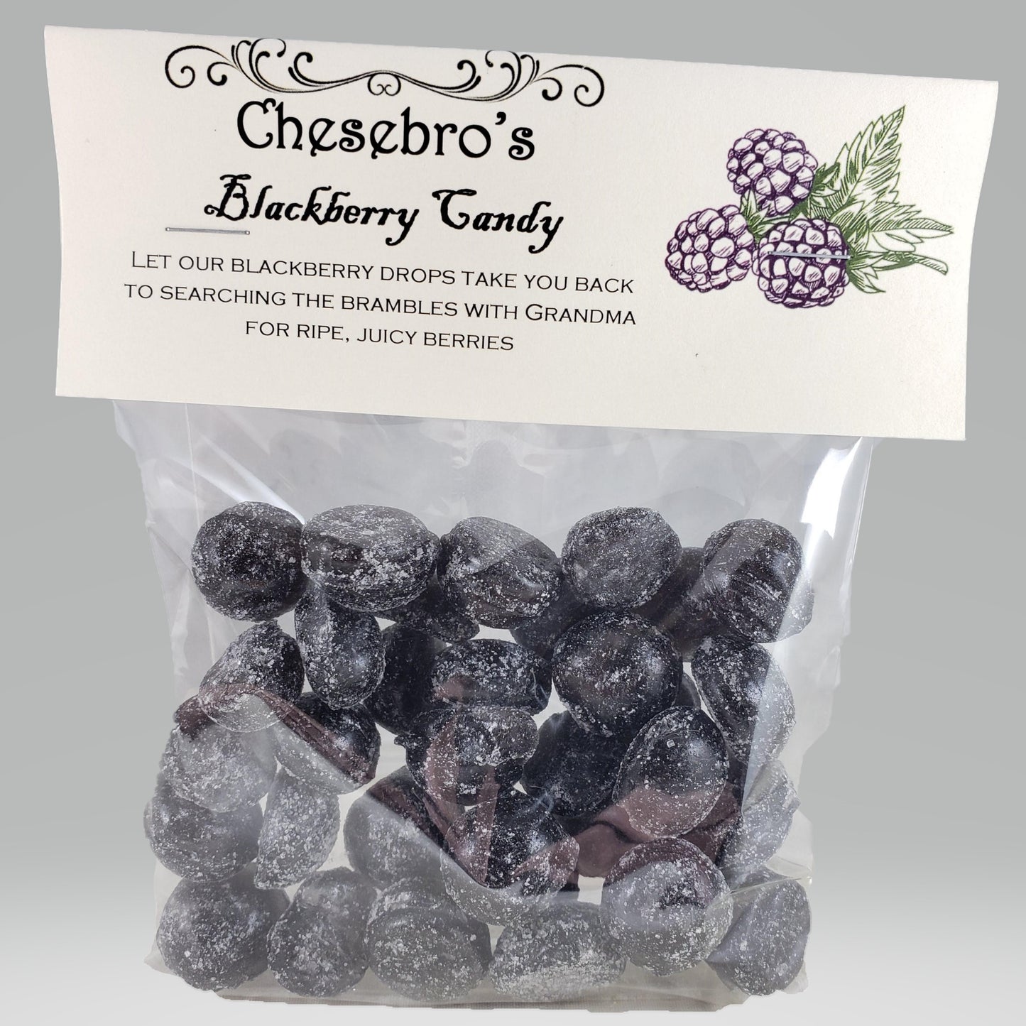 Blackberry Hard Candy Drops, 4.5 Ounces