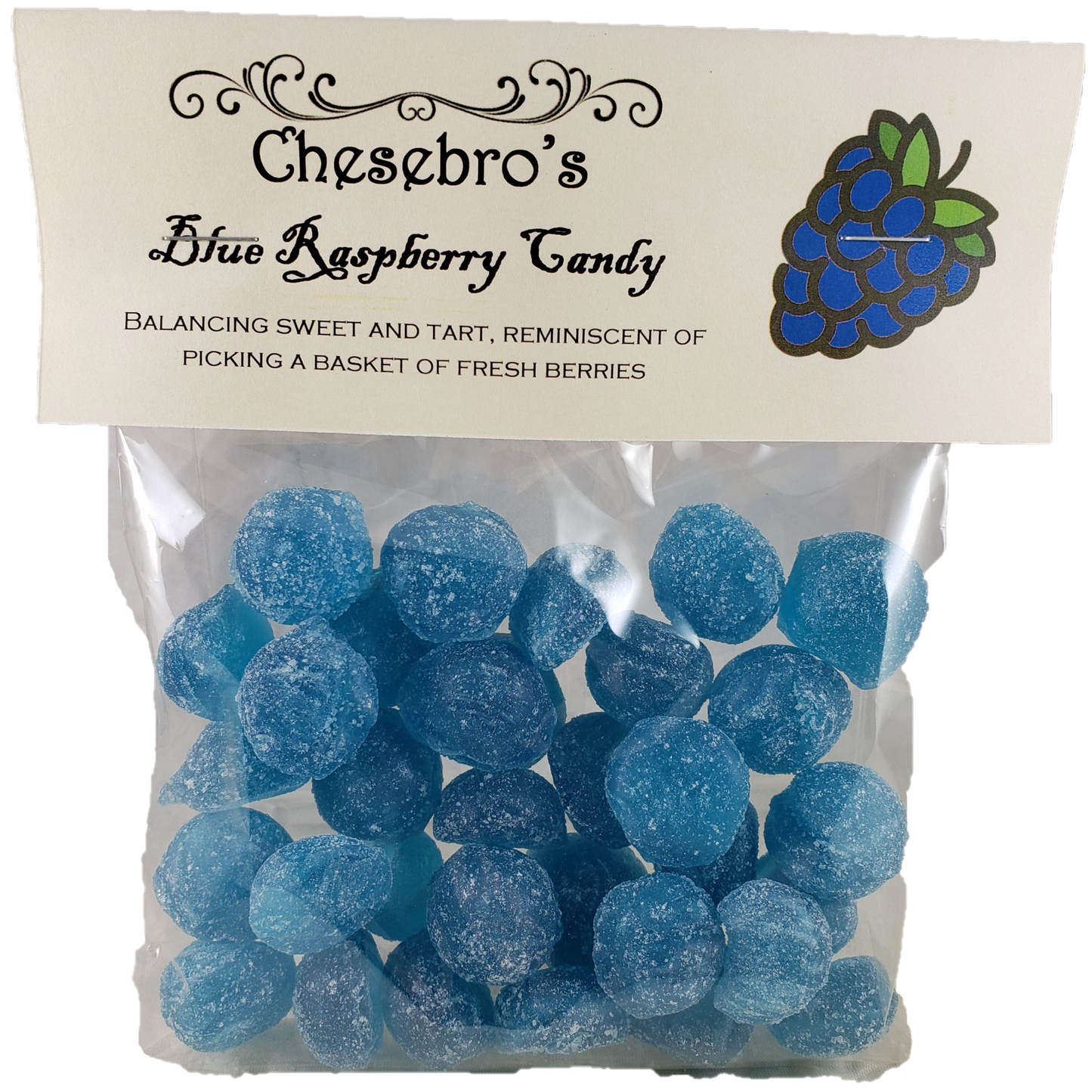 Blue Raspberry Hard Candy Drops, 4.5 Ounces