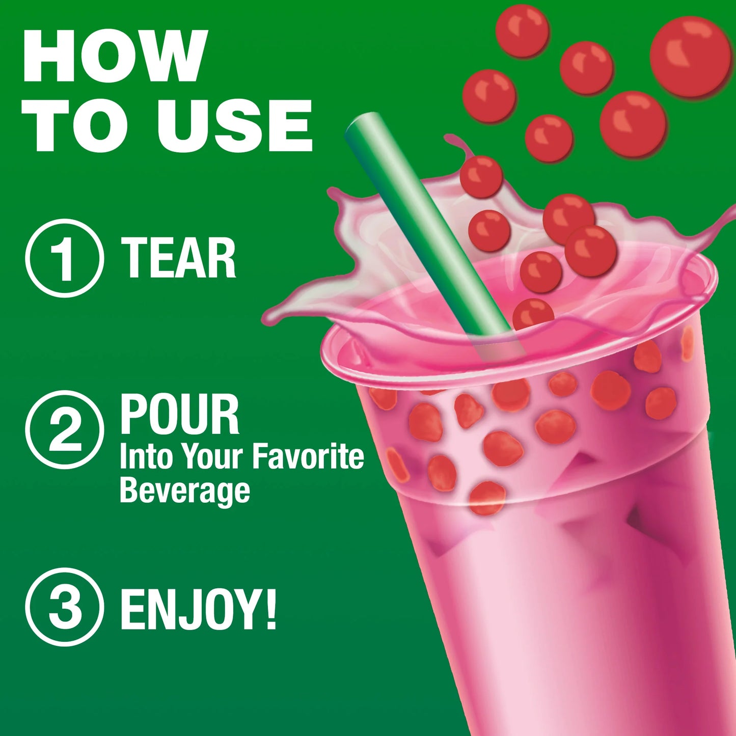 Popping BOBA Single Serve - Watermelon, 3 oz.