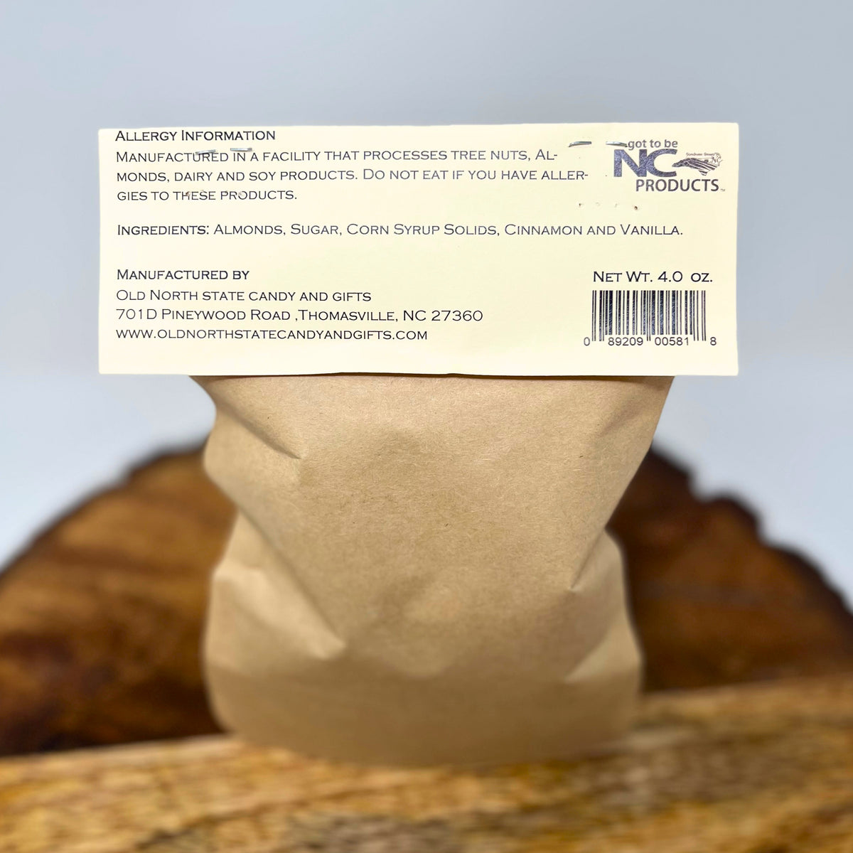 Candied Almonds, 4 oz,