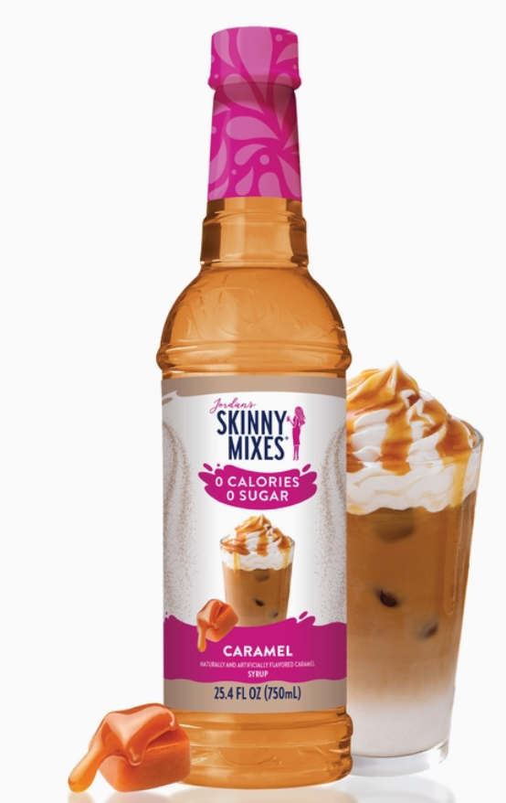 Jordan's Skinny Mixes Sugar Free Caramel Syrup, 750ml