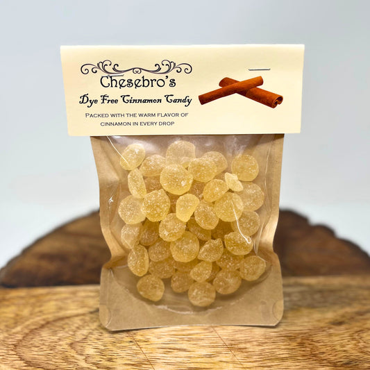 Dye Free Cinnamon Hard Candy 4.5 oz