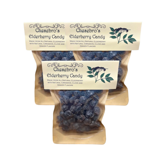 Elderberry Hard Candy Drops 3-Pack - 13.5 Ounces of Candy