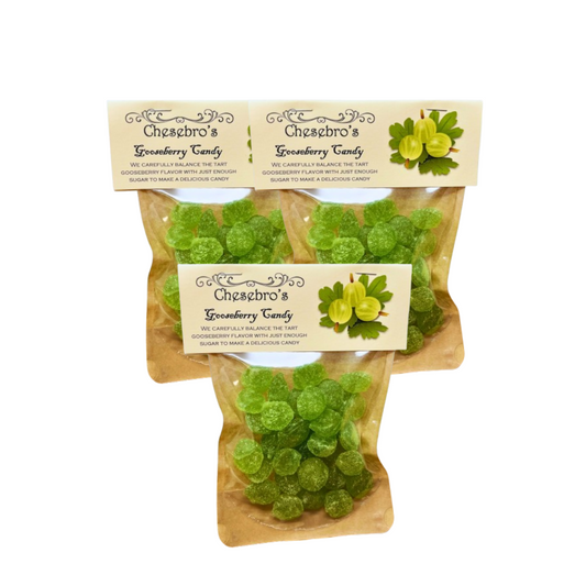 Gooseberry Hard Candy Drops 3-Pack - 13.5 Ounces of Candy