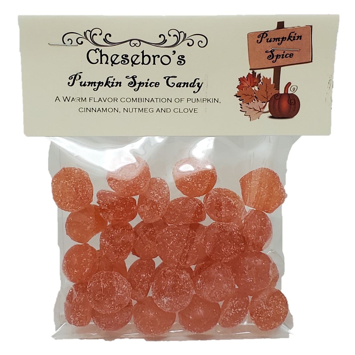 Pumpkin Spice Hard Candy Drops, 4.5 Ounces
