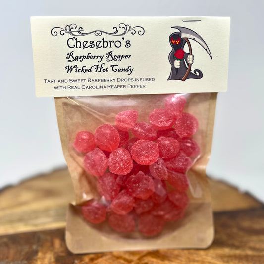 Raspberry Reaper Hard Candy Drops, 4.5 Ounces