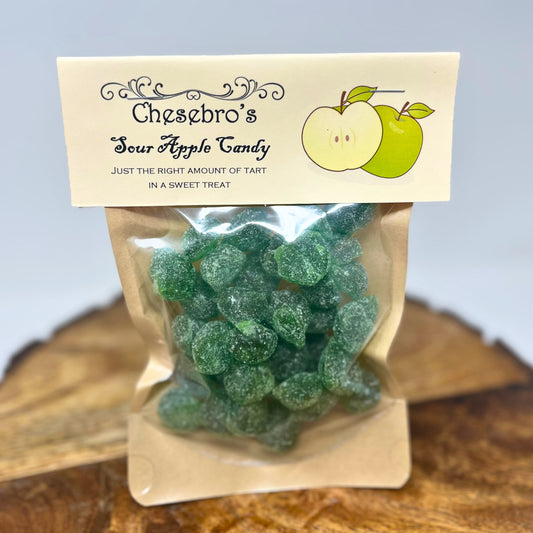 Sour Apple Hard Candy Drops, 4.5 Ounces