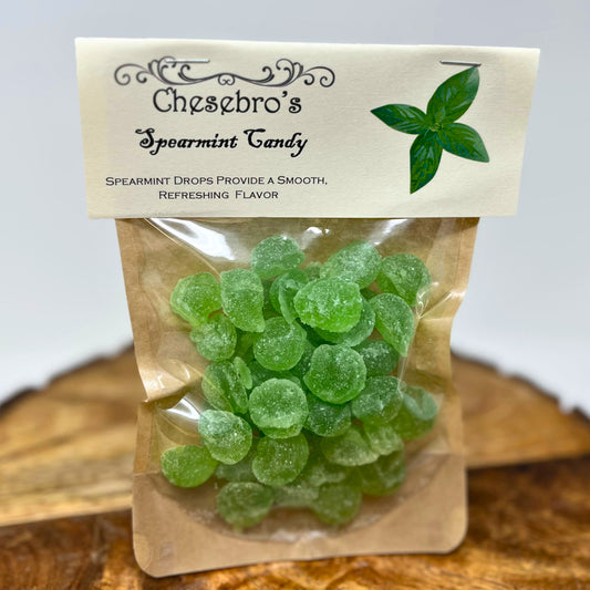 Spearmint Hard Candy Drops, 4.5 Ounces