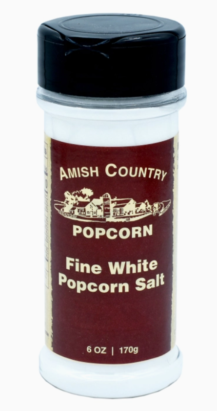 Amish Country Popcorn Fine White Popcorn Salt, 6 oz.