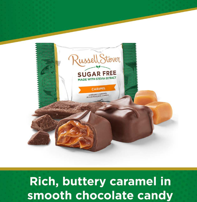 Russell Stover Sugar Free Toffee, 2.5 oz.