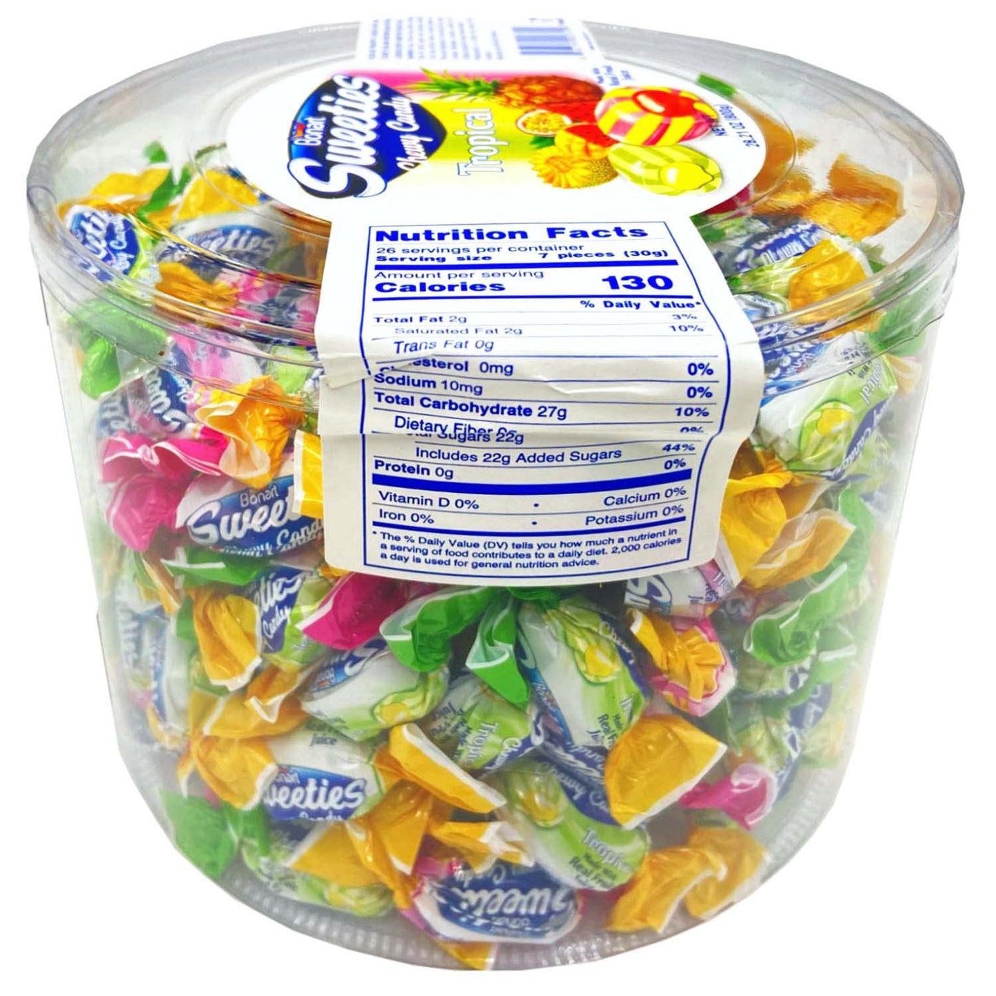 Bonart Sweeties Tropical Filled Soft Candy Drop, 28.21 oz.