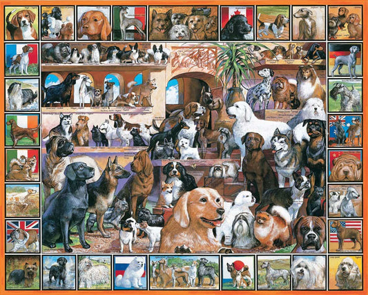 World of Dogs (141pz) - 1000 Piece Jigsaw Puzzle