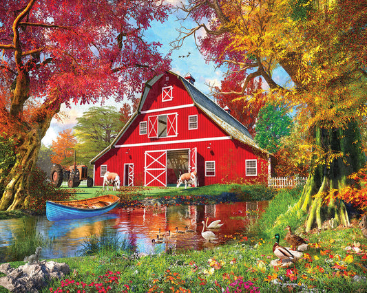 Sunny Barn (1625pz) - 1000 Piece Jigsaw Puzzle