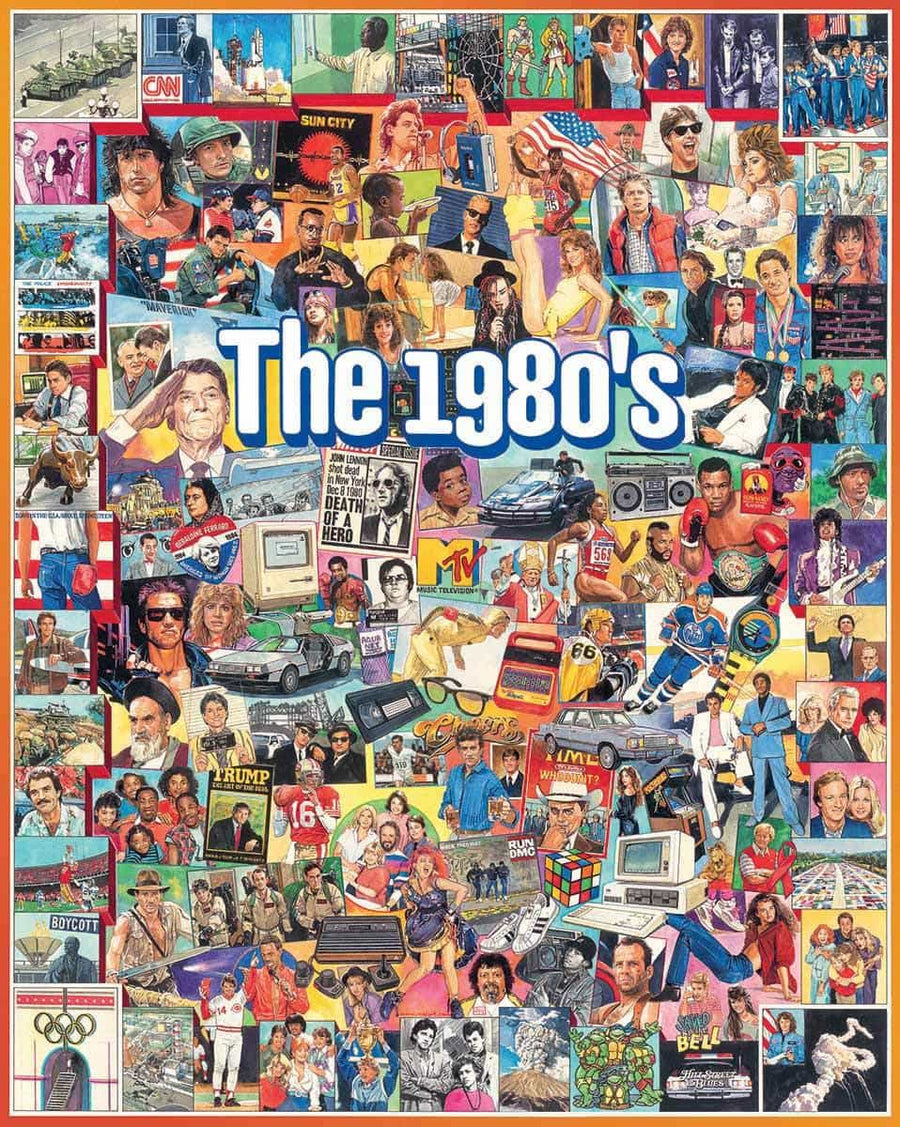 Eighties (868t) - 1000 Piece (Small 20"x27" Format) Jigsaw Puzzle