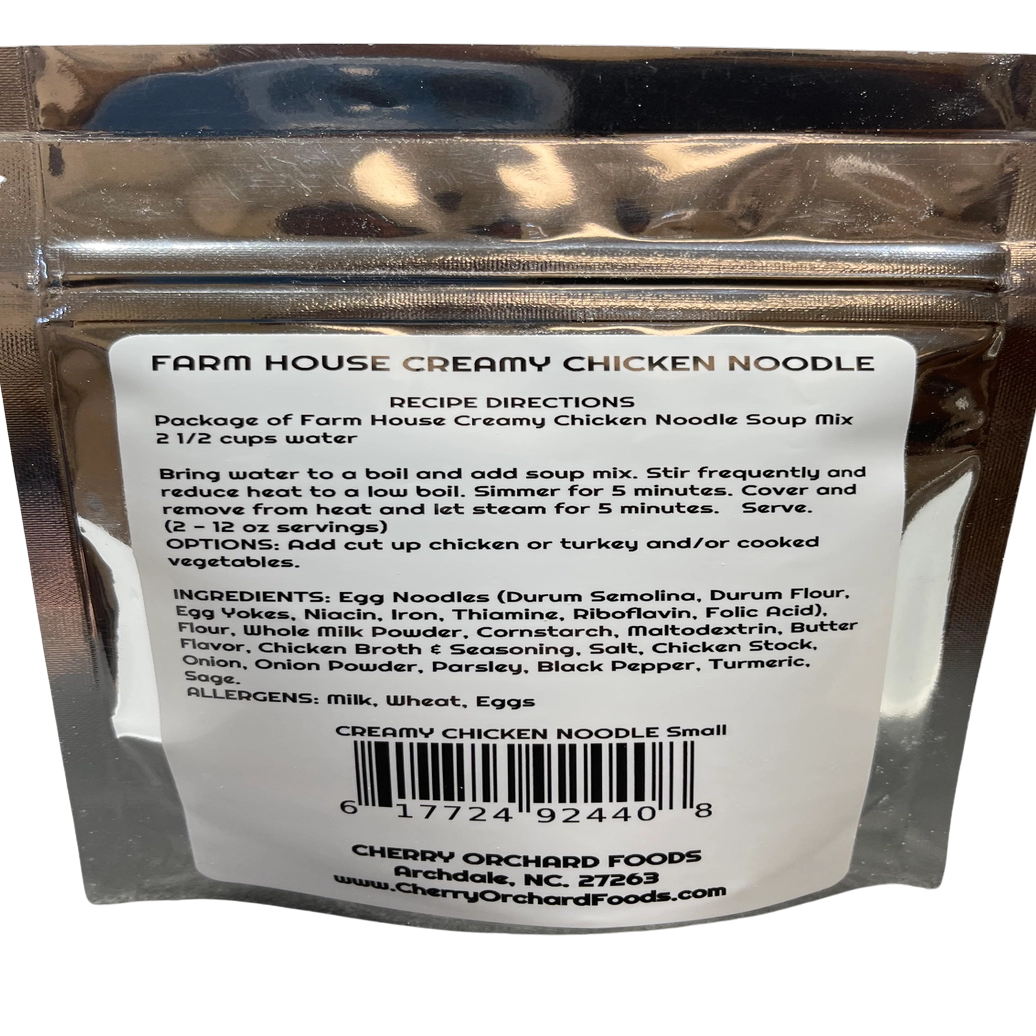 Farm House Foods Creamy Chicken Noodle Soup Mix, Soup for Two