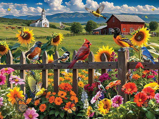 Sunday Gathering (2005pz) - 500 Piece Jigsaw Puzzle