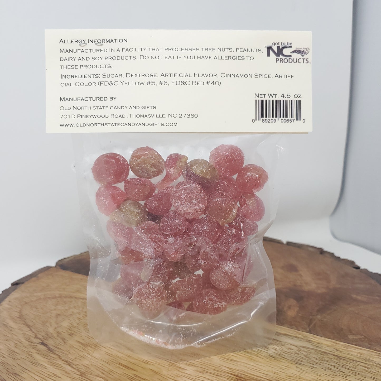 Apple Cinnamon Hard Candy Drops, 4.5 oz.