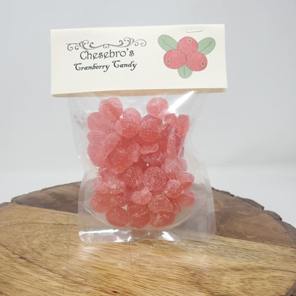 Cranberry Hard Candy Drops 3-Pack - 13.5 Ounces of Candy