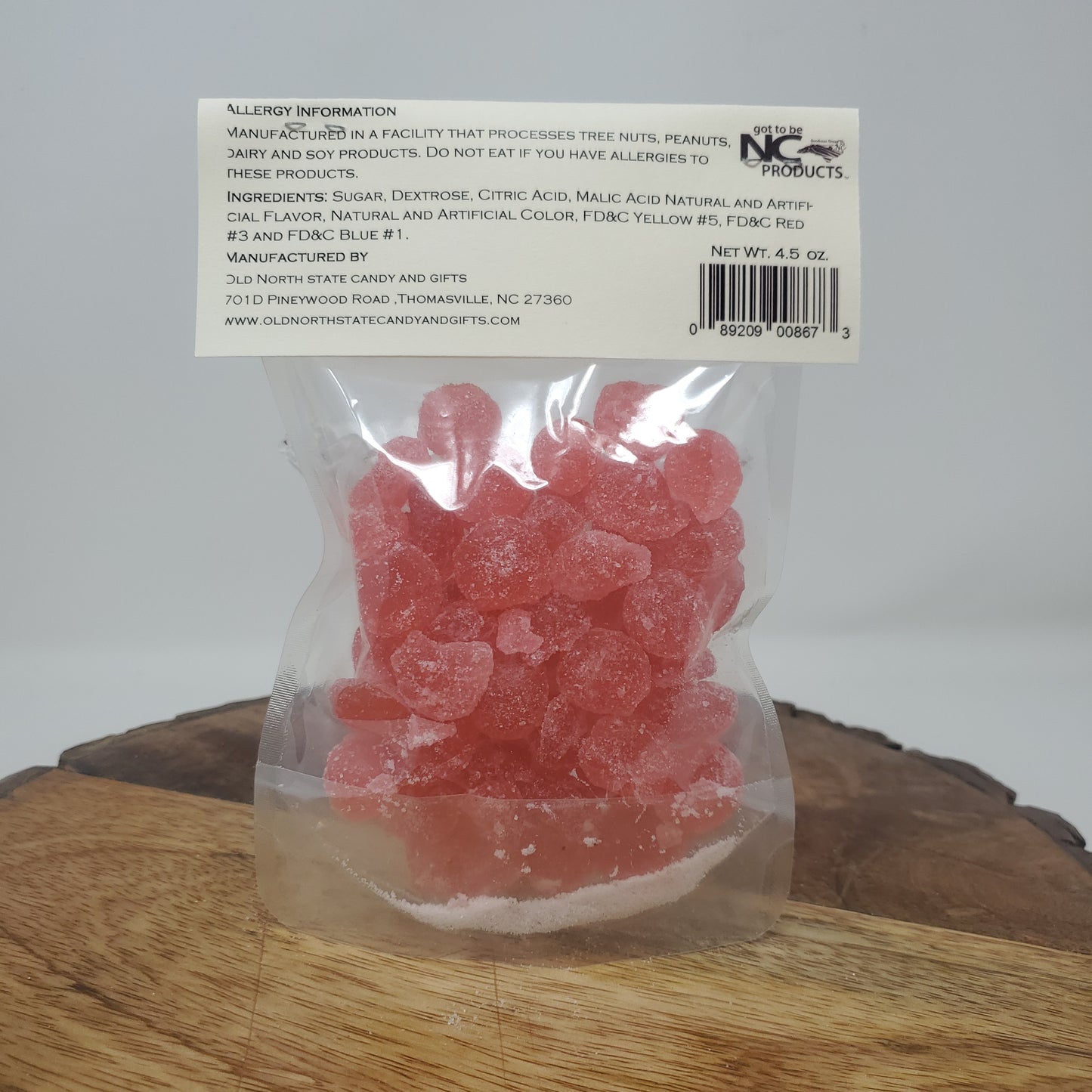 Cranberry Hard Candy Drops 3-Pack - 13.5 Ounces of Candy