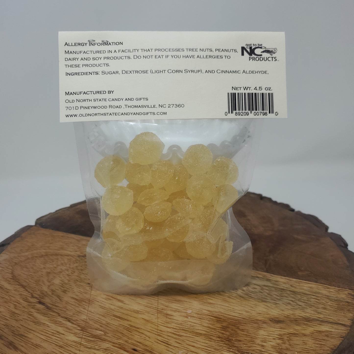 Dye Free Cinnamon Hard Candy 4.5 oz