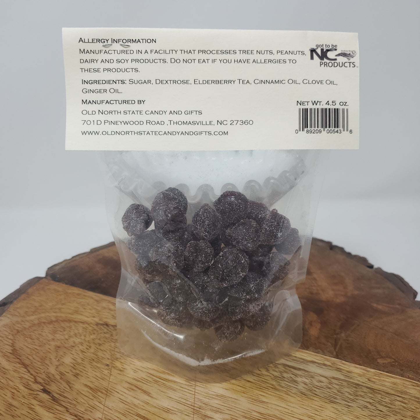 Elderberry Hard Candy Drops, 4.5 Ounces