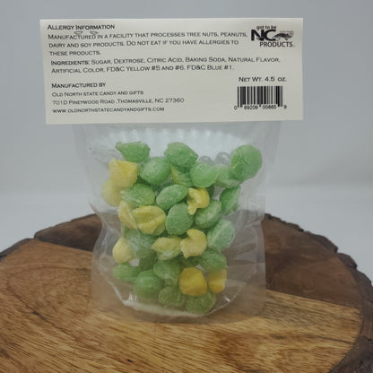 Fizzy Lemon Lime Hard Candy Drops 4.5 Ounces