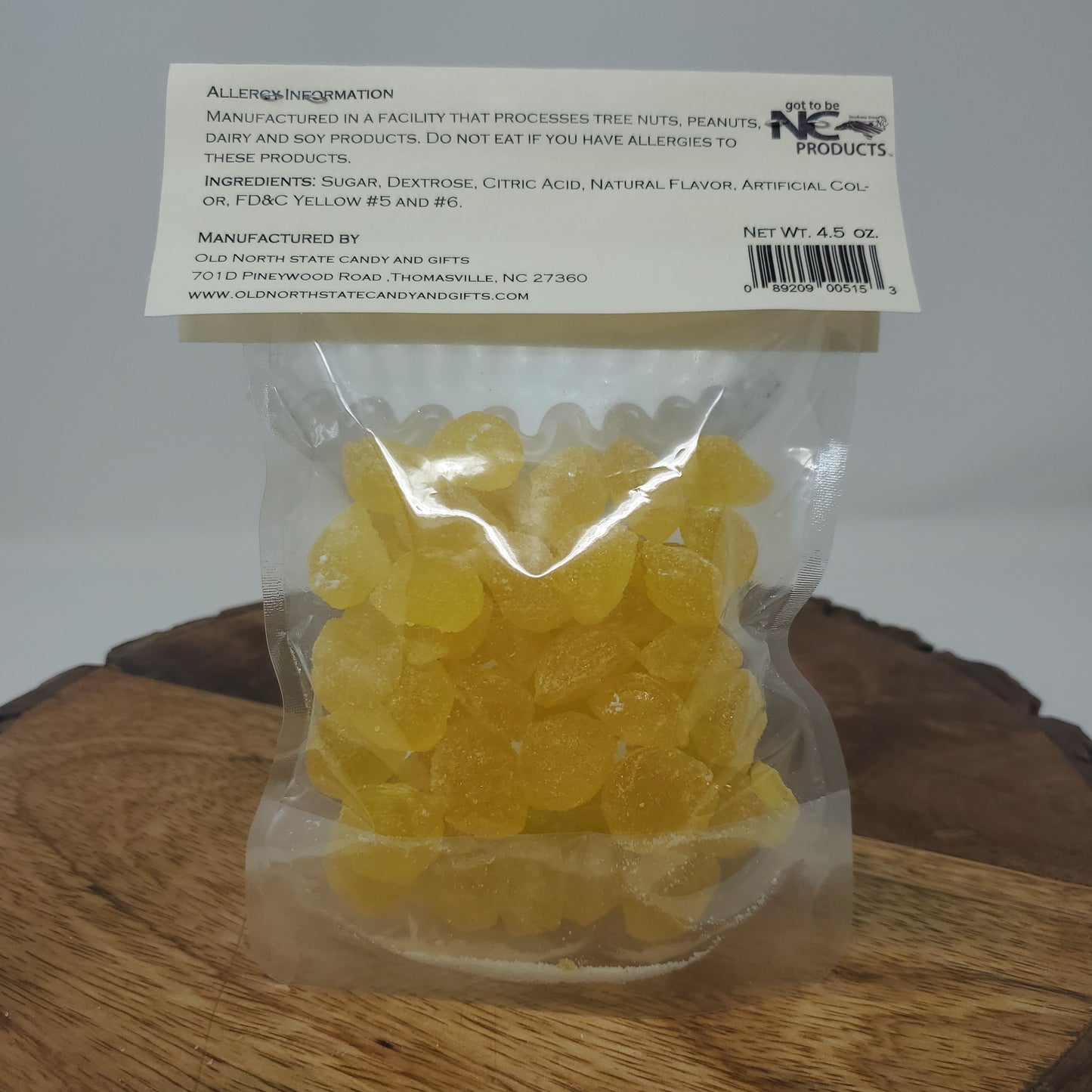 Lemon Hard Candy Drops 3-Pack - 13.5 Ounces of Candy
