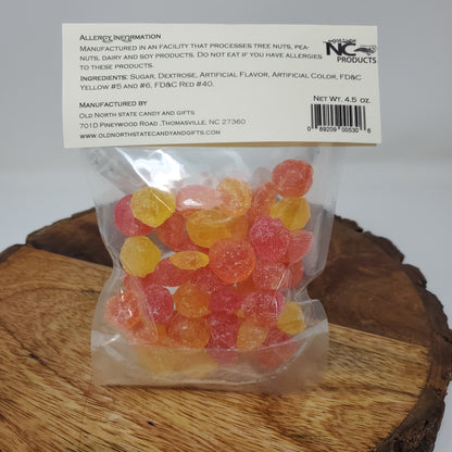 Peach Hard Candy Drops, 4.5 Ounces