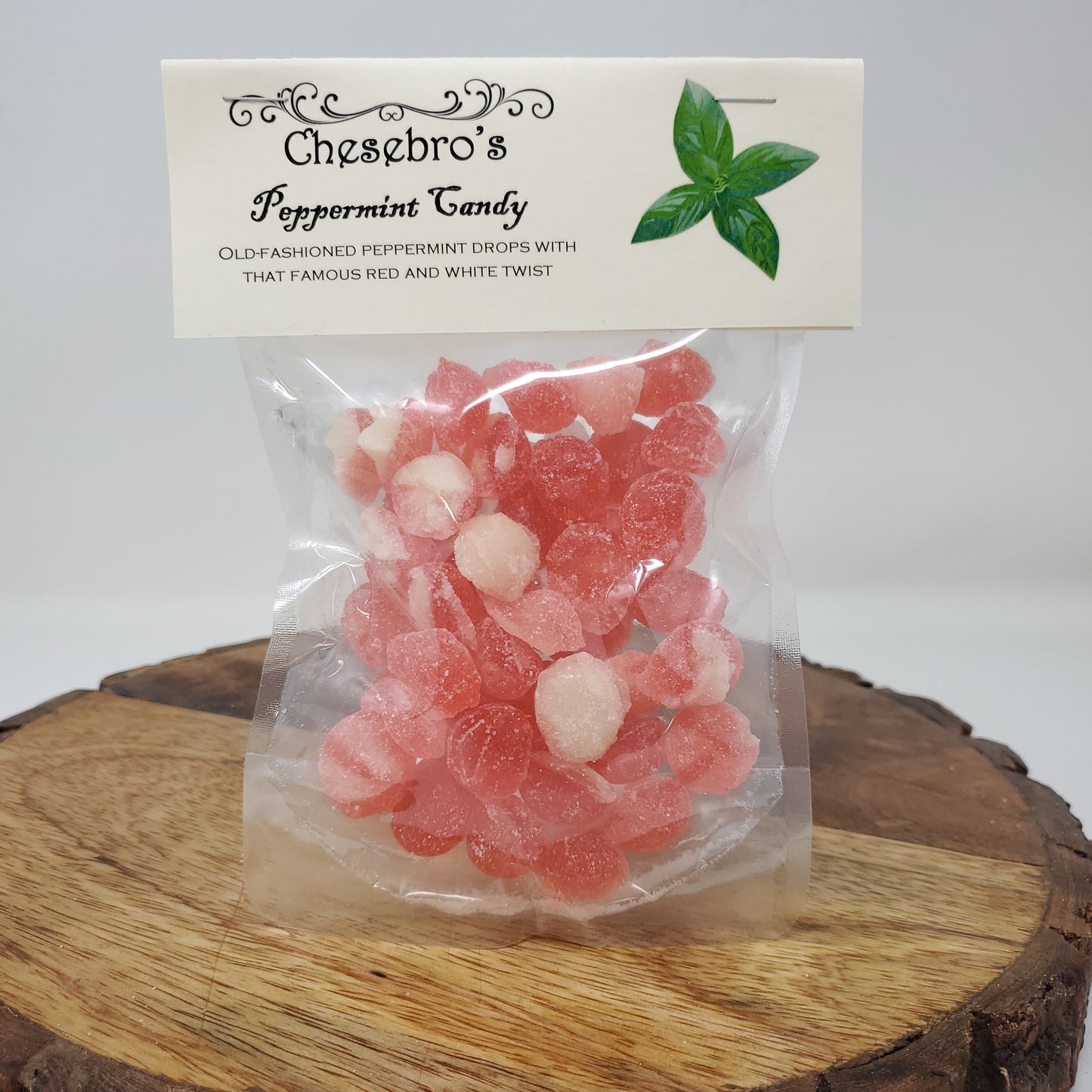 Peppermint Hard Candy Drops 3-Pack - 13.5 Ounces of Candy
