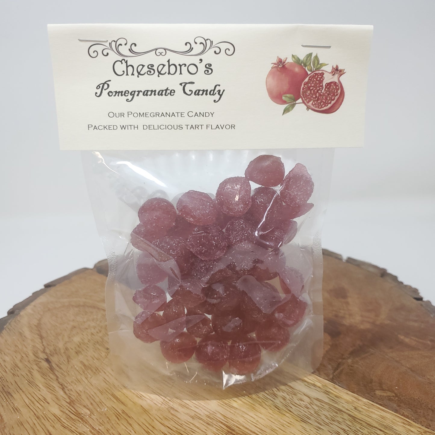 Pomegranate Hard Candy Drops, 4.5 Ounces