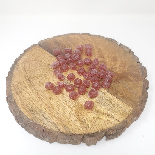 Pomegranate Hard Candy Drops 3-Pack - 13.5 Ounces of Candy