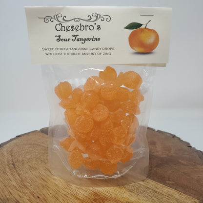Sour Tangerine Hard Candy Drops, 4.5 Ounces