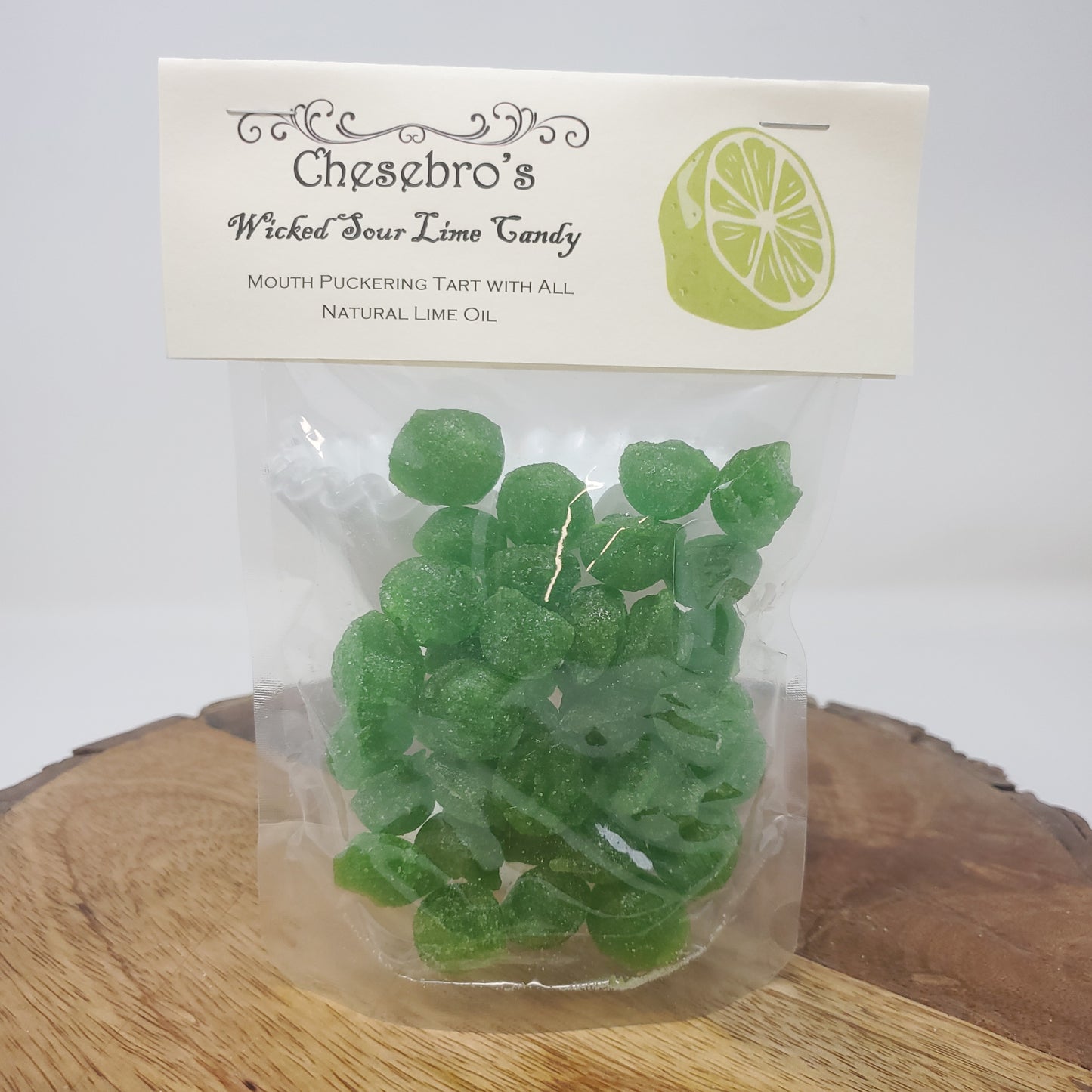 Wicked Sour Lime Hard Candy Drops, 4.5 Ounces