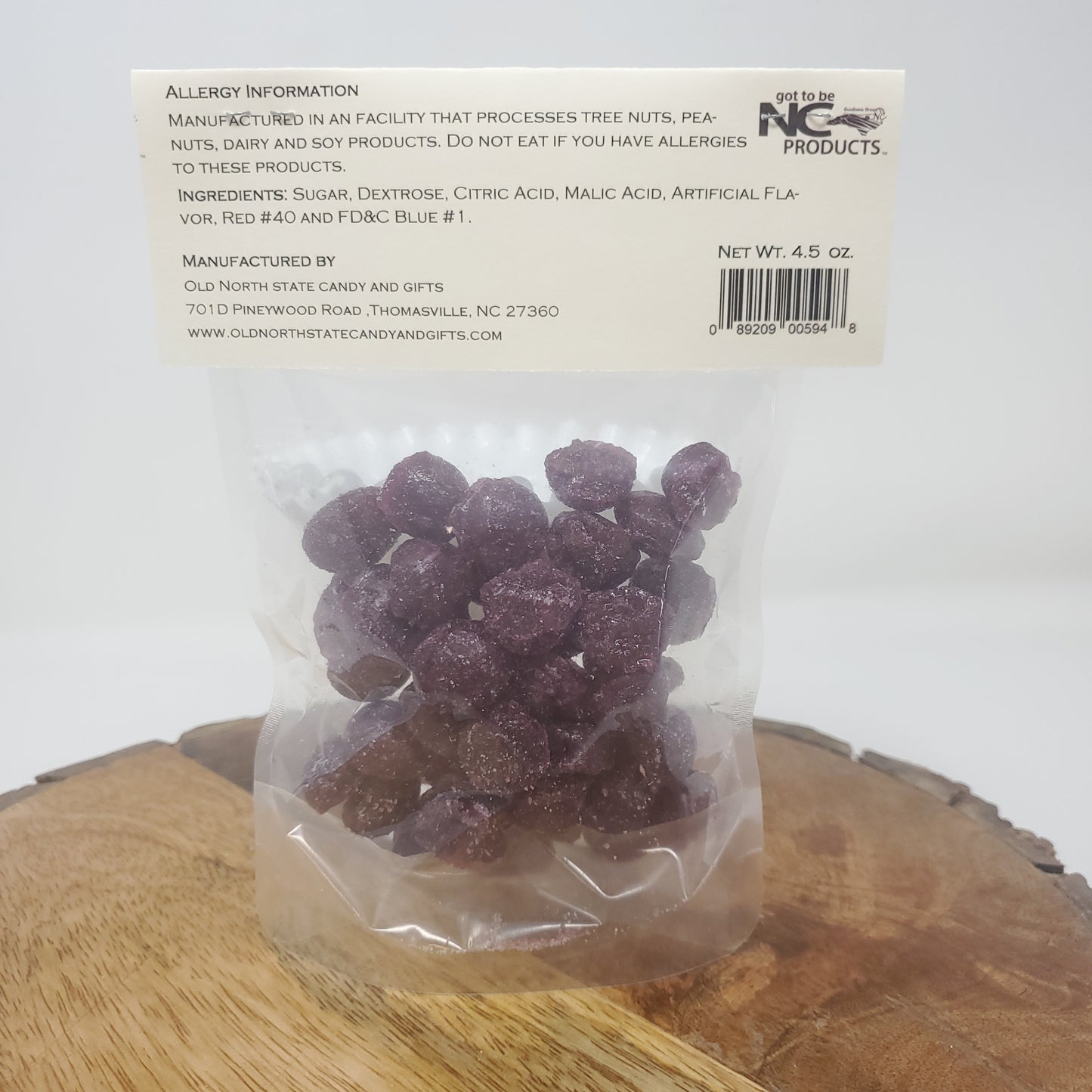 Wicked Sour Grape Hard Candy Drops, 4.5 Ounces