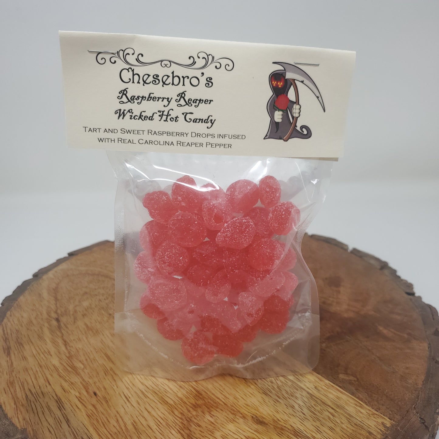 Raspberry Reaper Hard Candy Drops, 4.5 Ounces