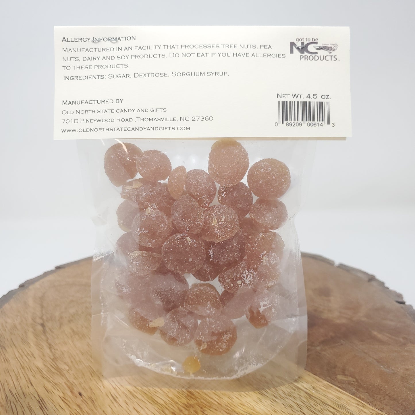 Sorghum Hard Candy Drops 3-Pack - 13.5 Ounces of Candy