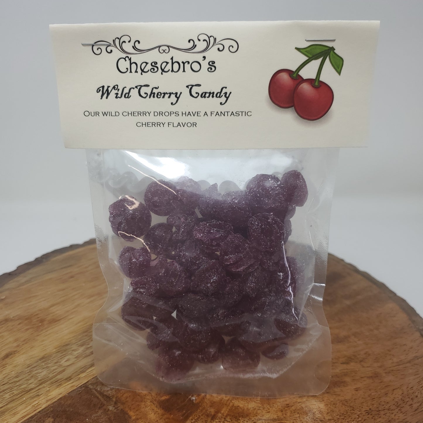 Wild Cherry Hard Candy Drops, 4.5 Ounces