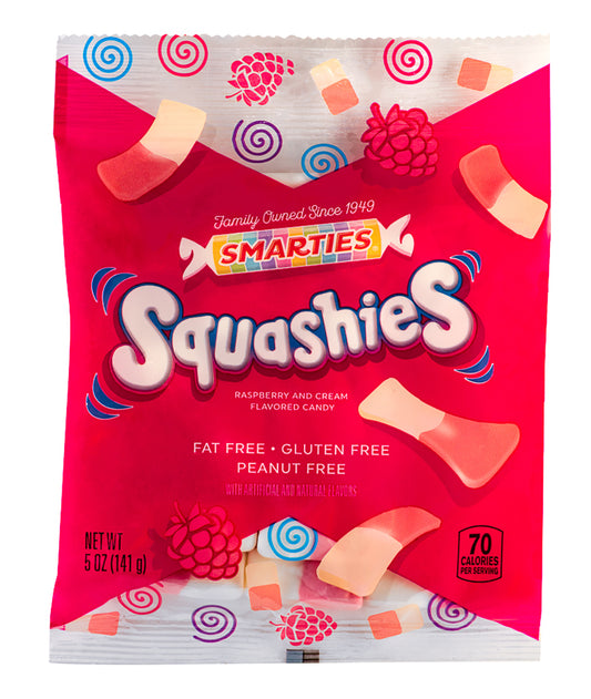 Smarties Squashies Raspberry and Cream, 5 oz.