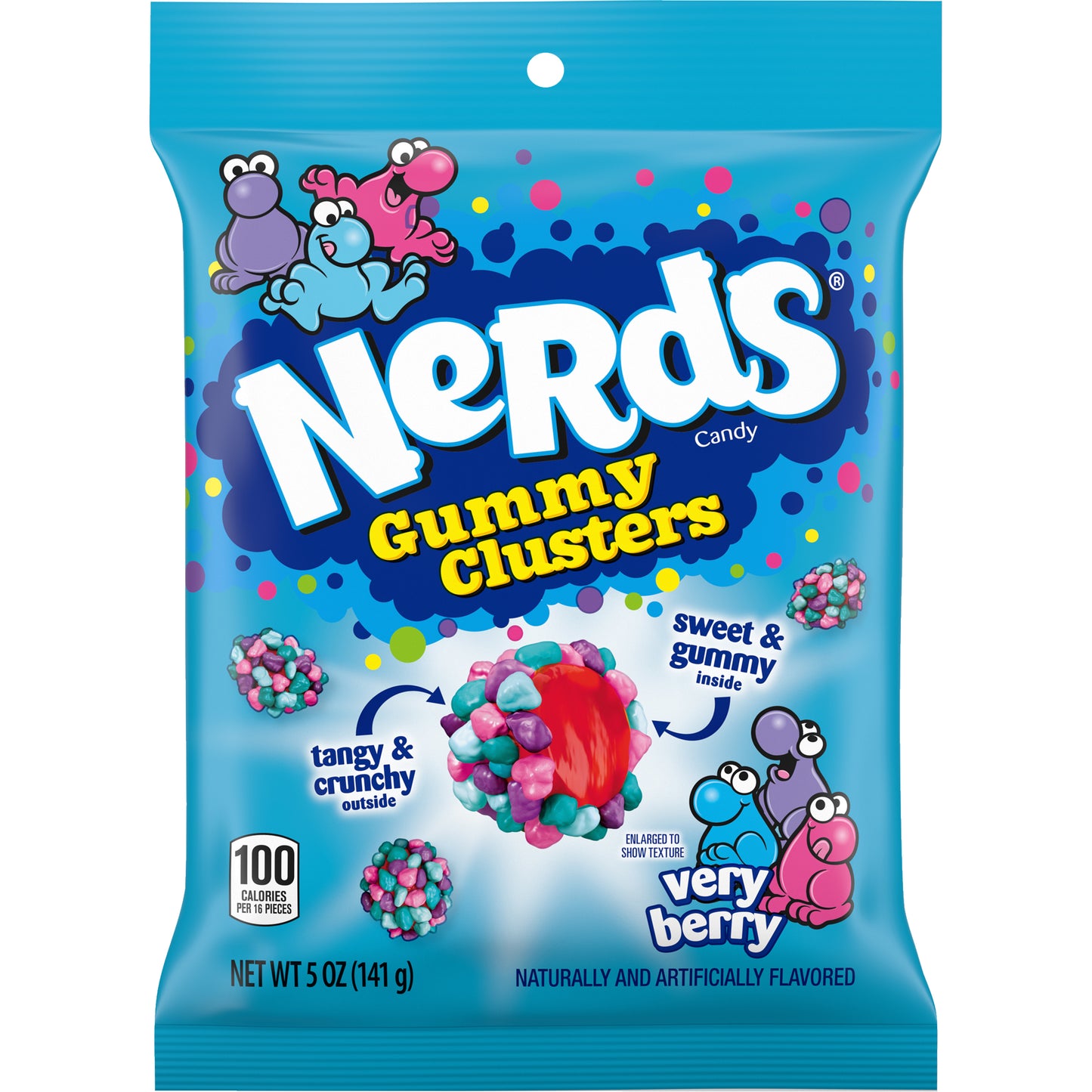 Nerds Gummy Clusters Very Berry, 5 oz