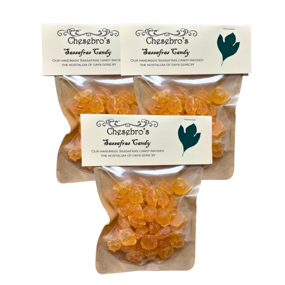 Sassafras Hard Candy Drops 3-Pack - 13.5 Ounces of Candy