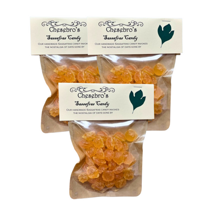 Sassafras Hard Candy Drops 3-Pack - 13.5 Ounces of Candy