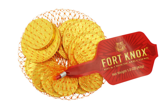 Fort Knox Milk Chocolate Coins, 1.5 oz.