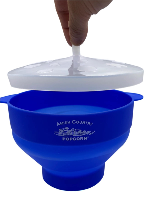 Amish Country Popcorn Silicone Microwave Popper