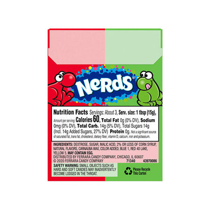 Nerds Watermelon And Cherry, 1.65 oz.