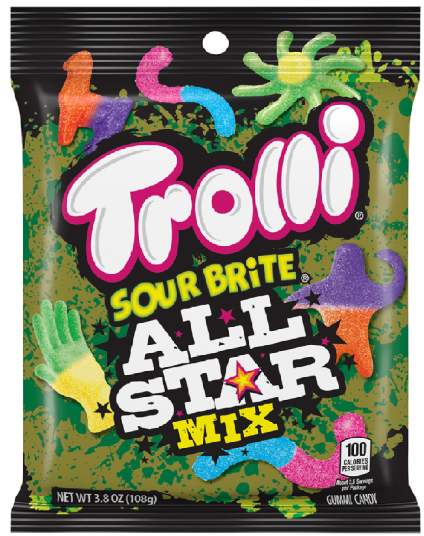 Trolli Sour Brite All Star Mix 3 oz.