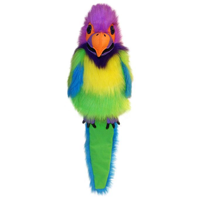 Large Bird Hand Puppet - Plum-Headed Parakeet