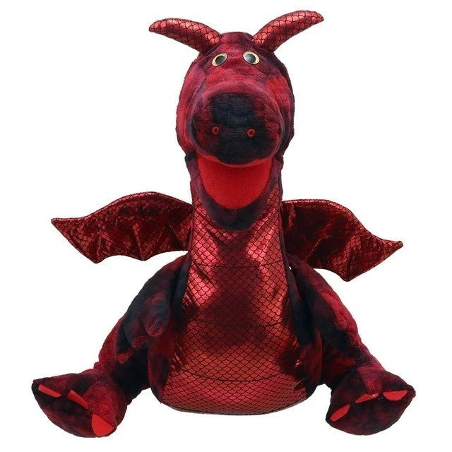 Enchanted Dragons Hand Puppet - Red